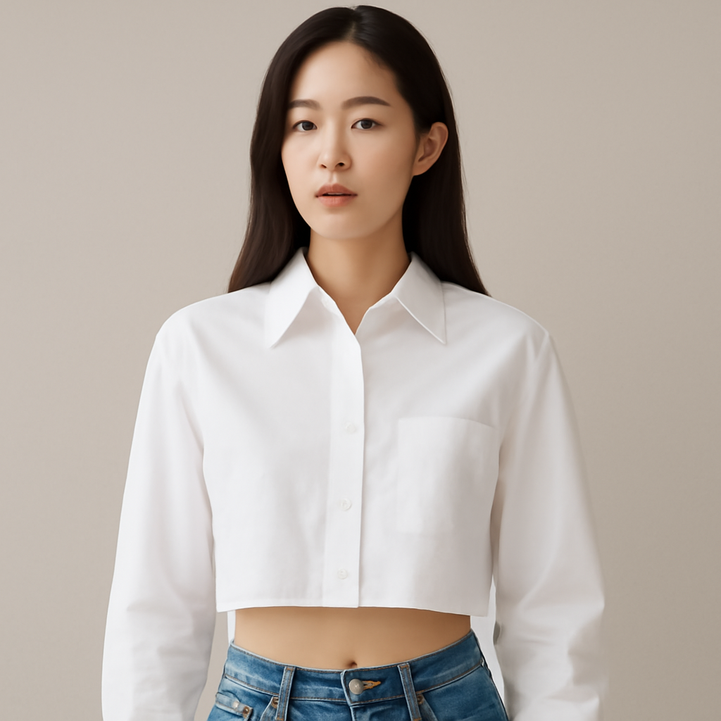 여성크롭셔츠 대표 이미지